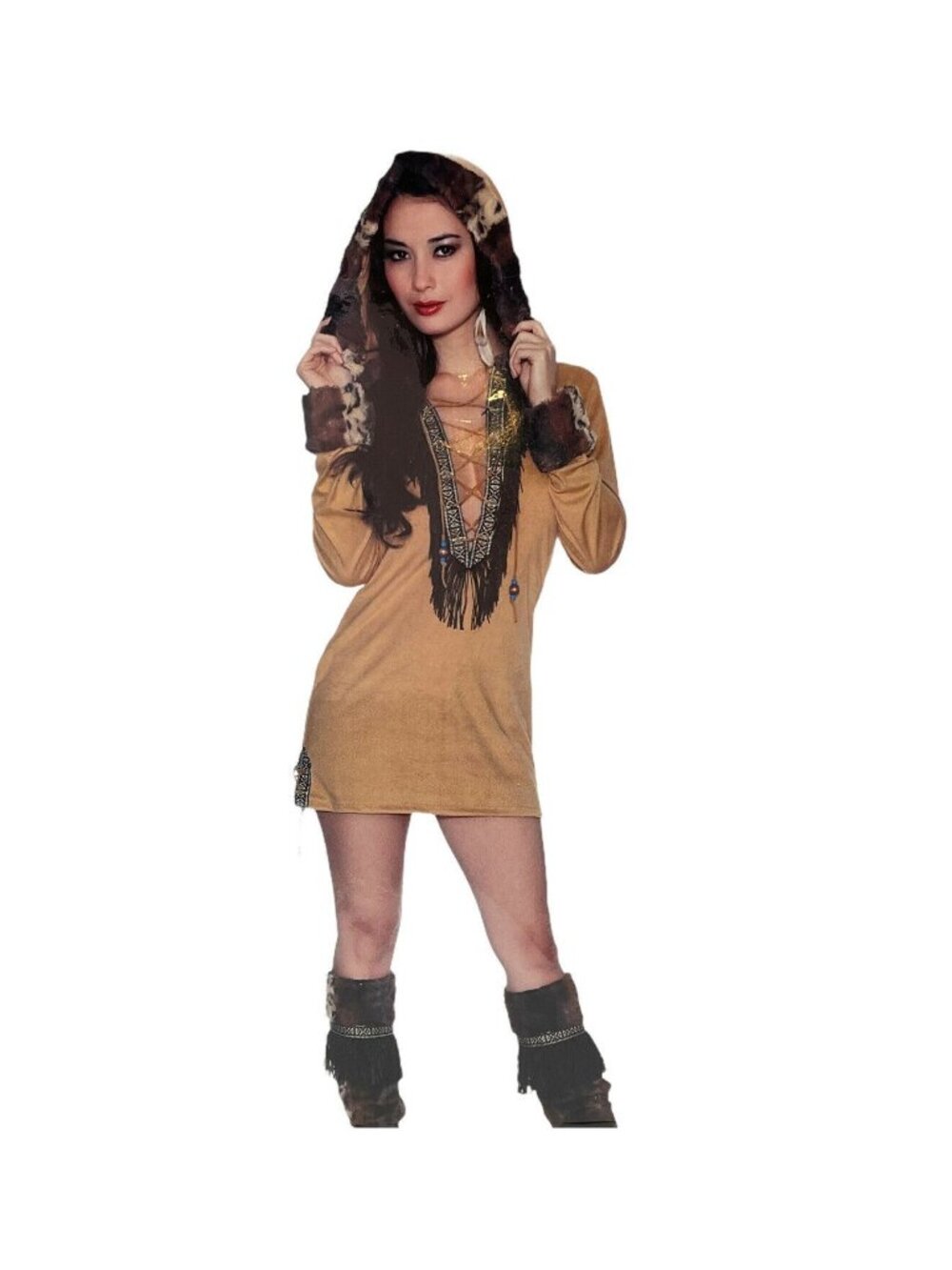 Delicious Costume Womens Sz Small Eskimo Kisses Halloween Sexy Dress Cosplay New